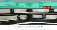 Desktop Screenshot of elitevisioncare.com